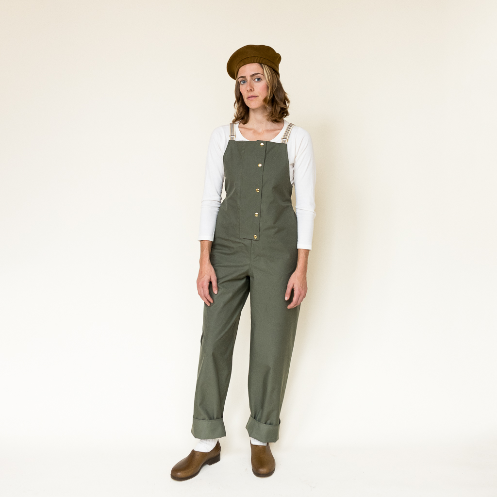 Adult Waterproof Dungaree - Rust