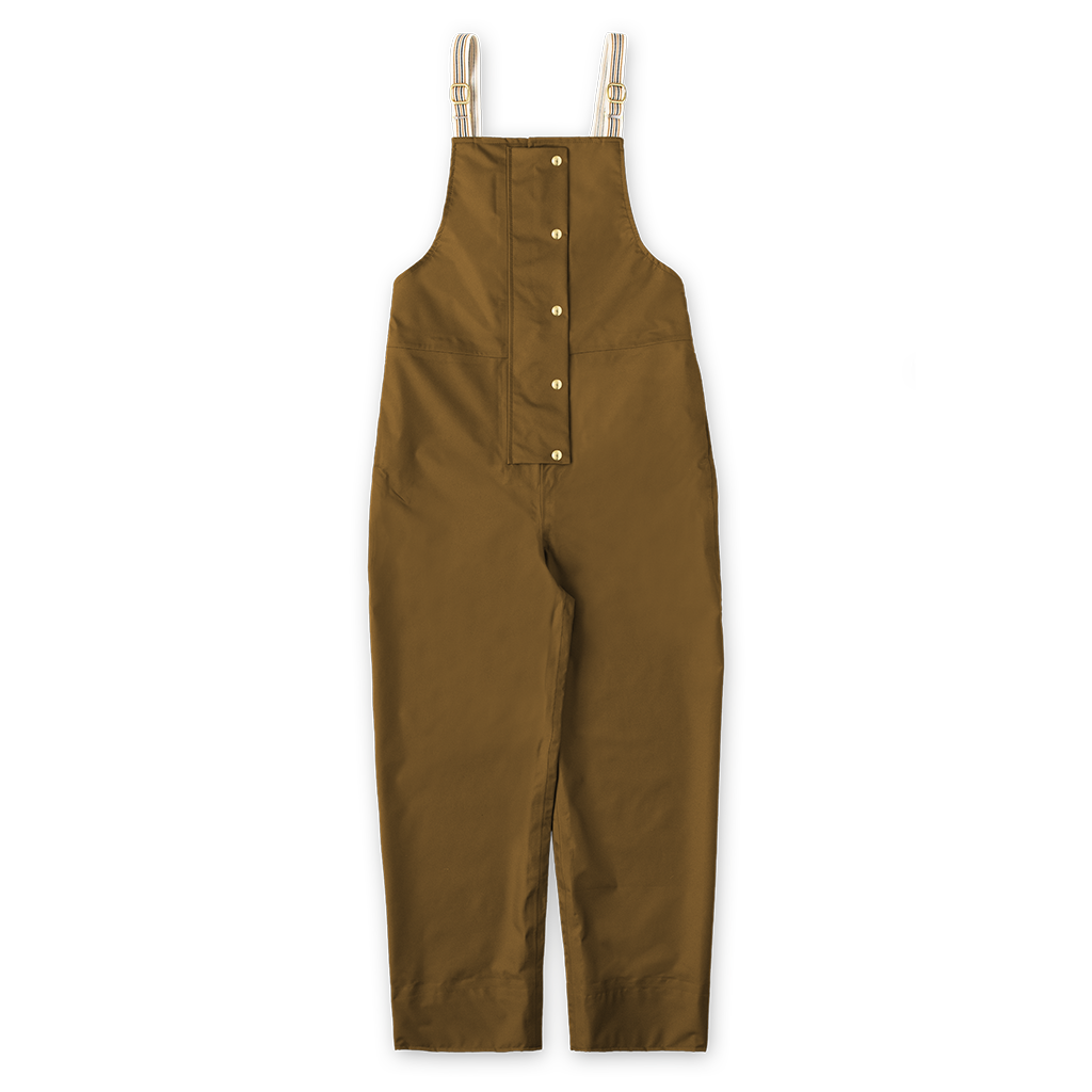 Adult Waterproof Dungaree - Bark