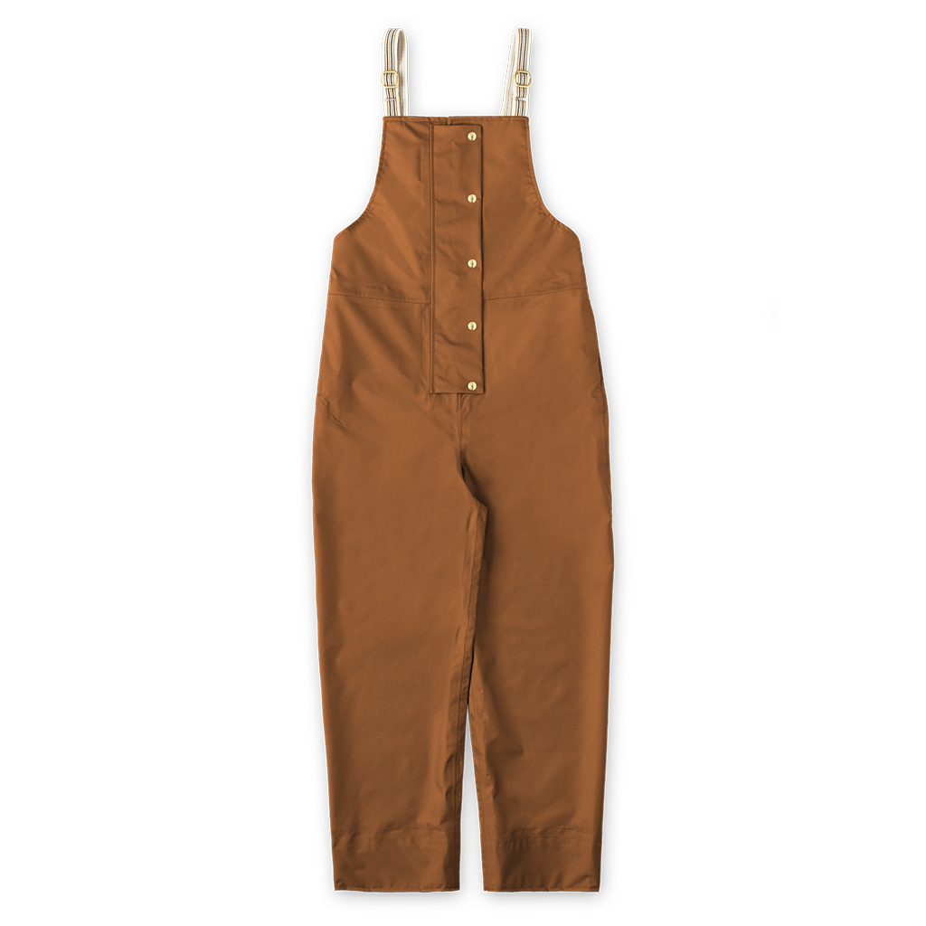 Adult Waterproof Dungaree - Rust