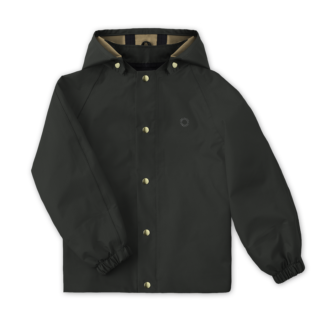 Aviator Rain Coat - Obsidian