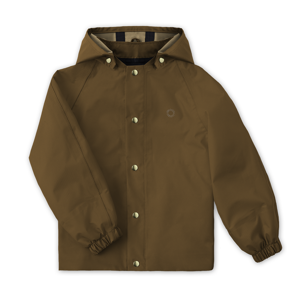 Aviator Rain Coat - Rust
