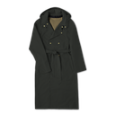 Boheme Trench Rain Coat - Obsidian