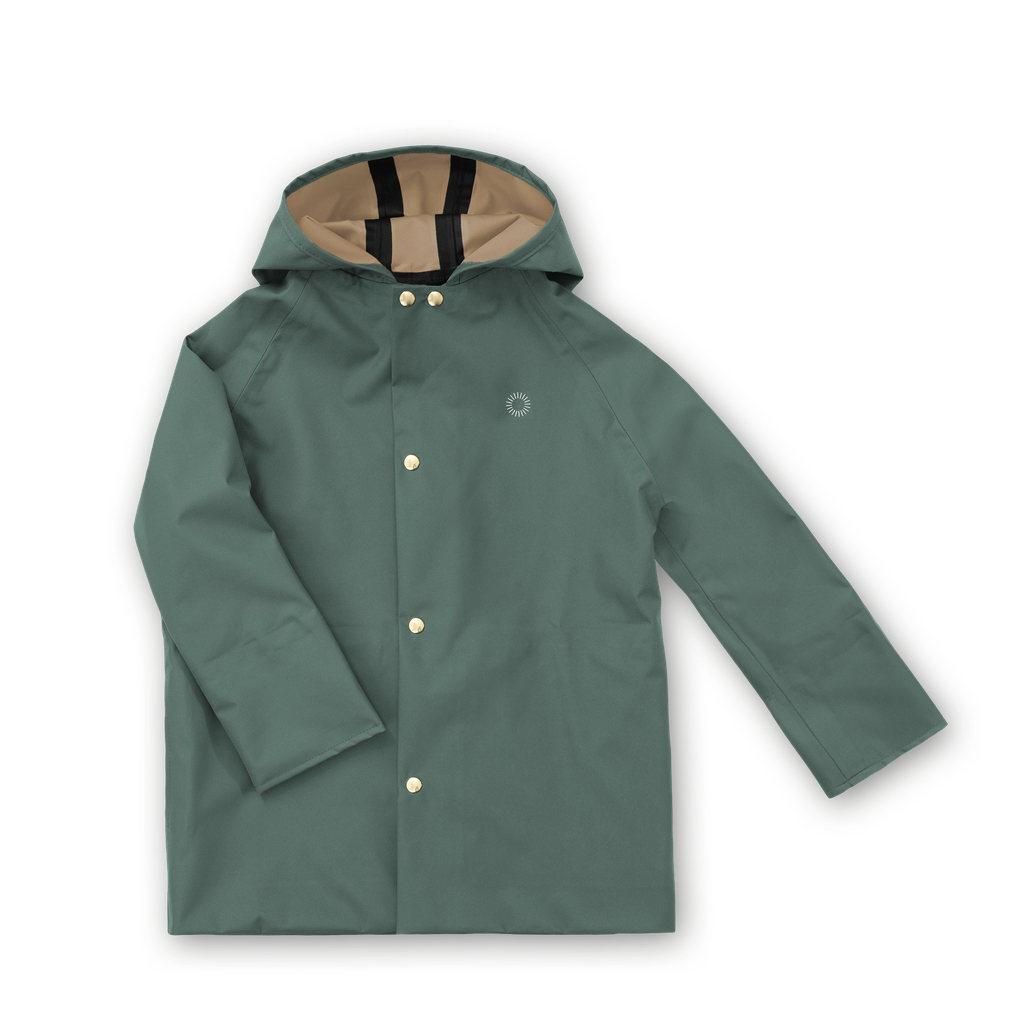 Midi Rain Coat - Laurel