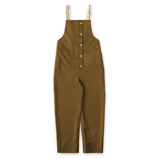 Adult Waterproof Dungaree - Bark