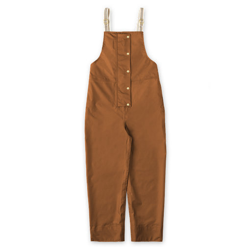 Adult Waterproof Dungaree - Rust