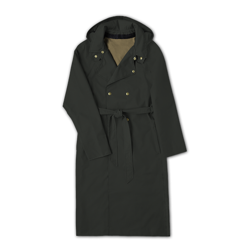 Boheme Trench Rain Coat - Obsidian