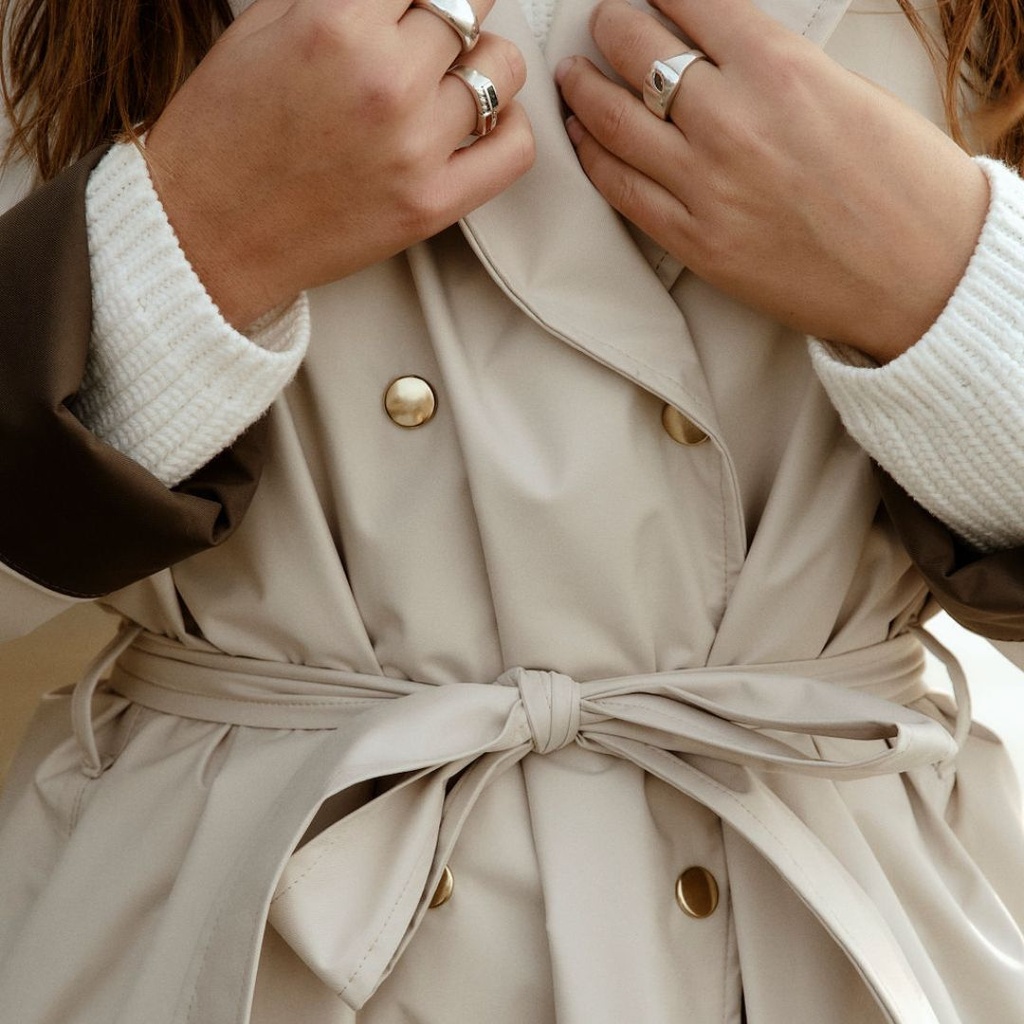 Women's Trench Rain Coat
