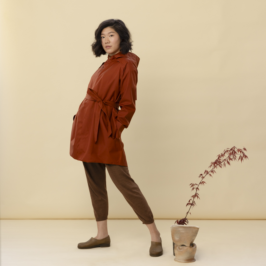 Women's Mini-Trench Rain Coat
